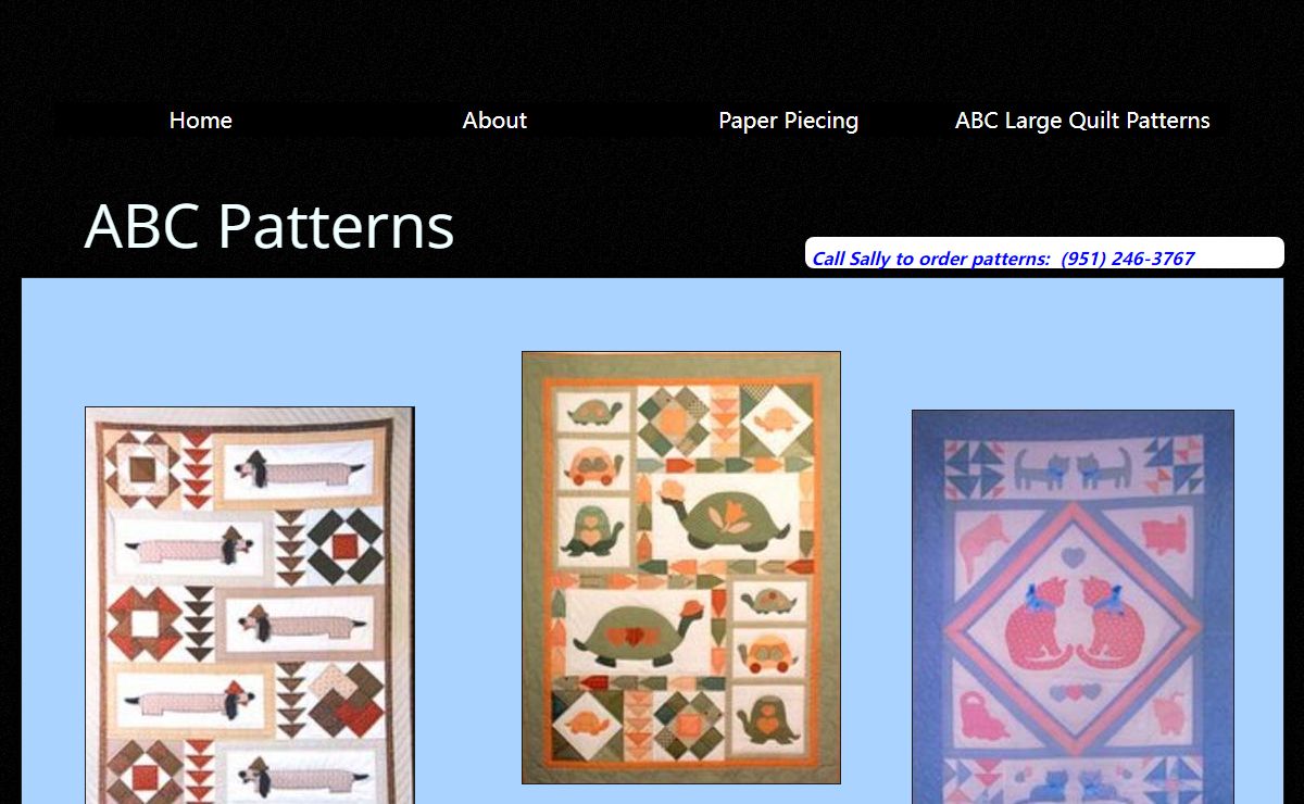 ABC Large Quilt Patterns