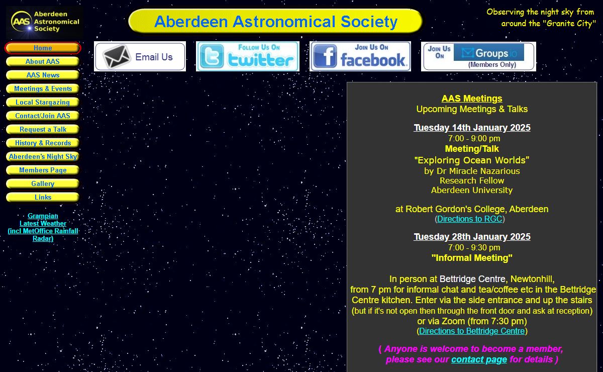 AAS - Aberdeen Astronomical Society