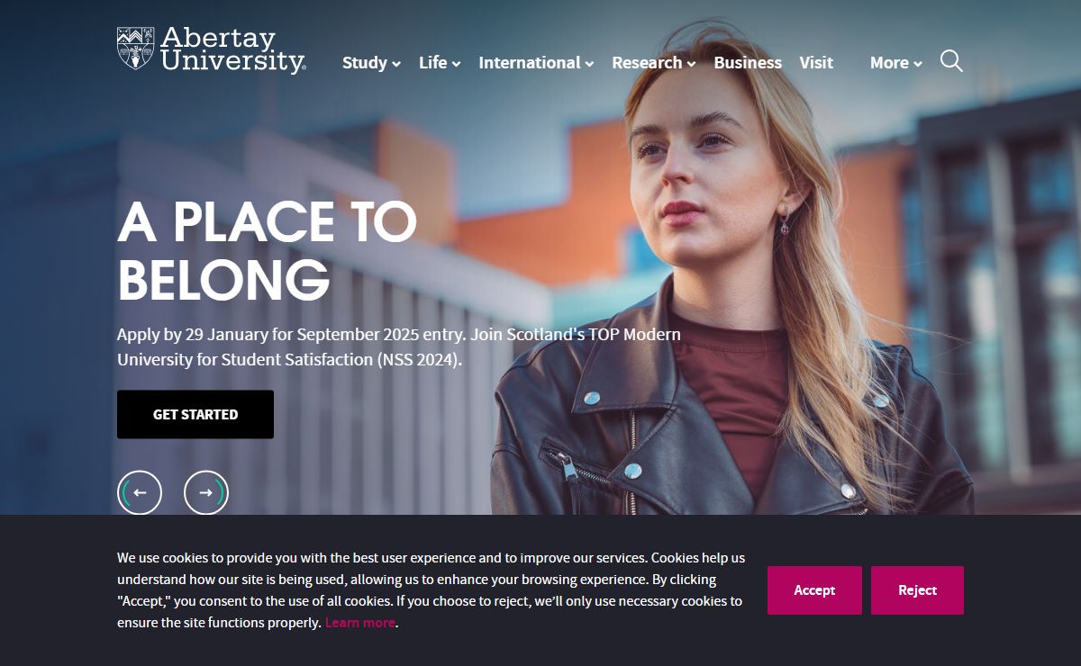 Abertay University Dundee | Study in Scotland