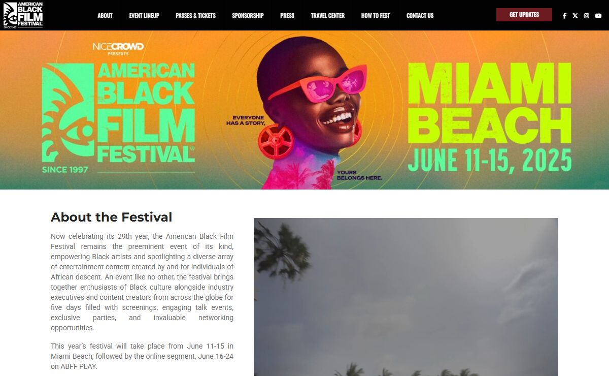 American Black Film Festival Miami – The Nation's Largest Gathering of Black Film and TV Enthusiasts