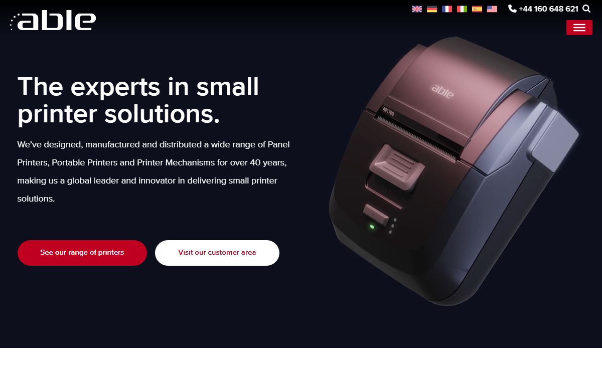 Small Printer Solutions | Able Systems