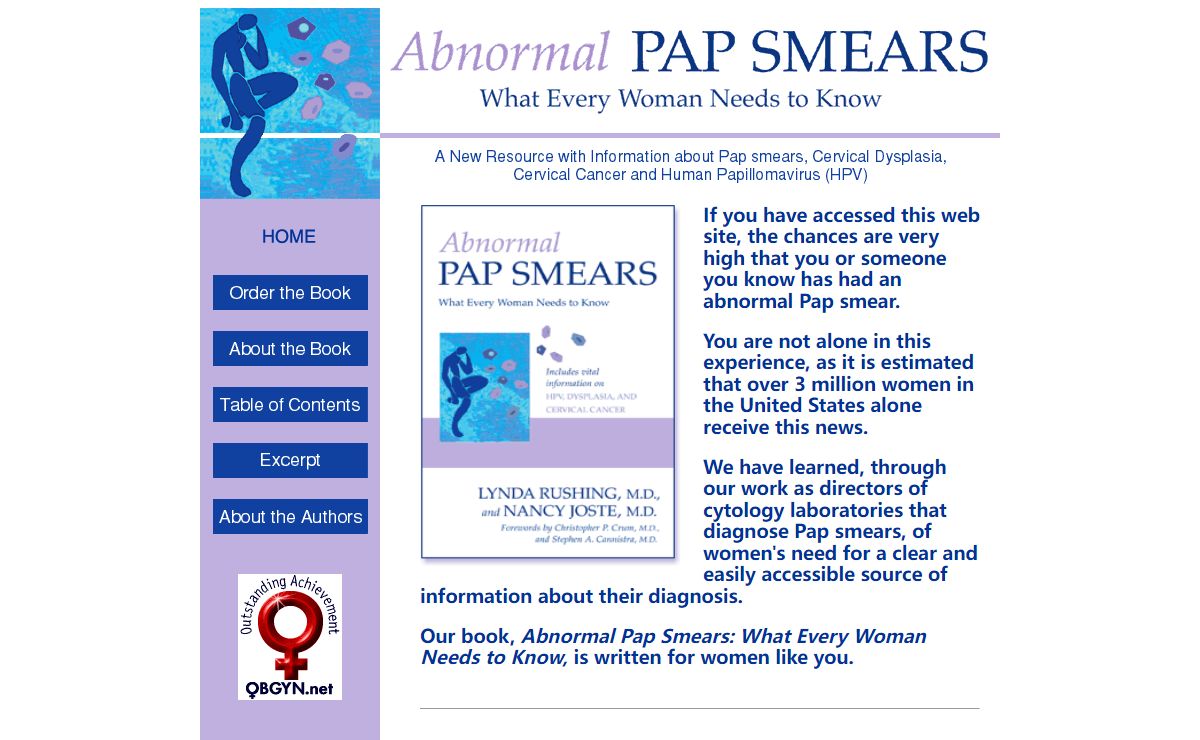 Abnormal Pap Smear: hpv human papillomavirus, cervical dysplasia