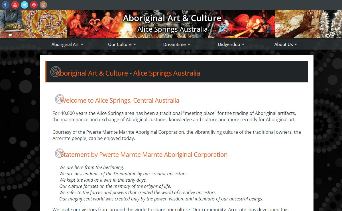 Aboriginal Australian Art & Culture - Alice Springs