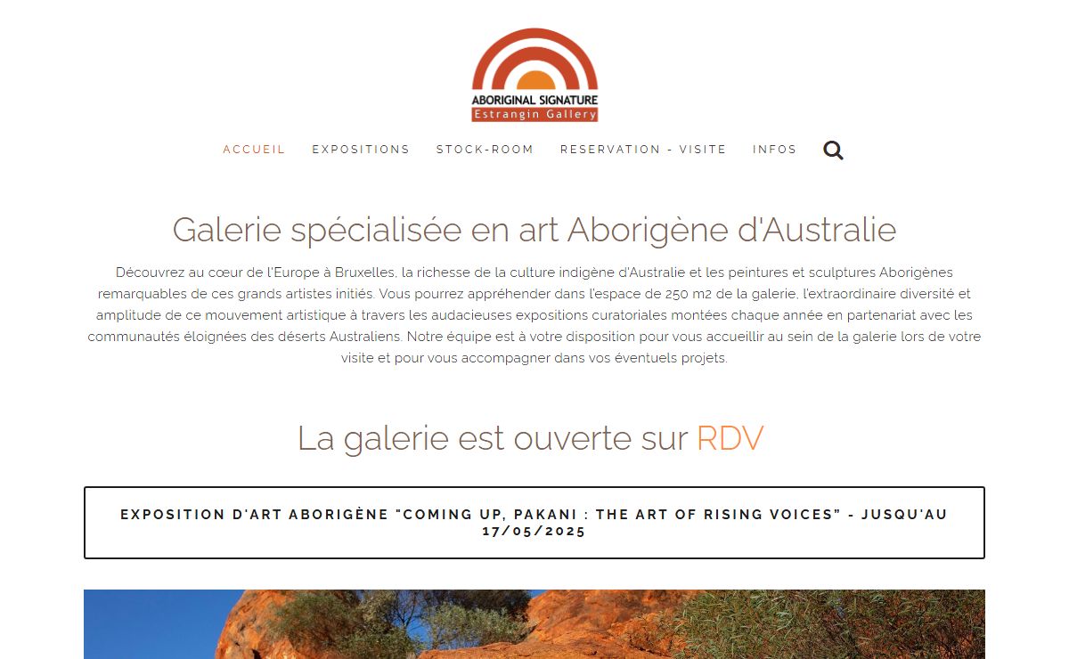 Art Aborigène d'Australie - Aboriginal Signature Estrangin gallery