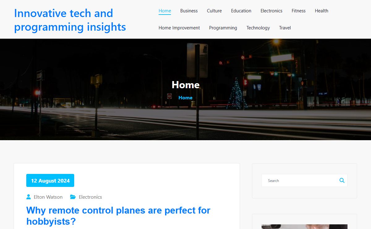 Innovative tech and programming insights -