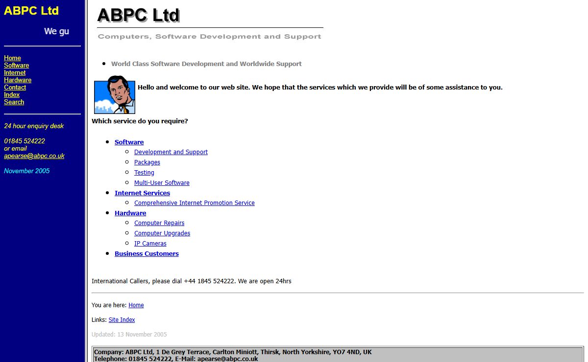 ABPC Ltd - Computers, Software Development and Support