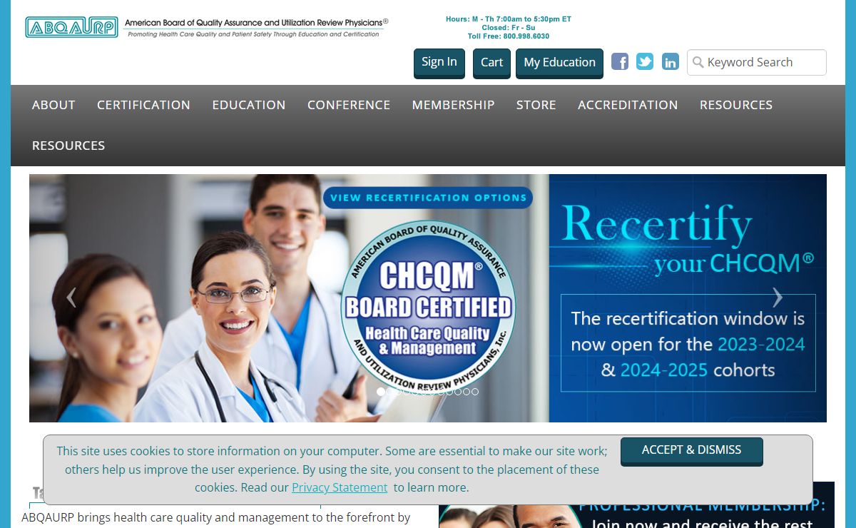 Home - ABQAURP: Health Care Quality and Management Certification, Education, and Membership