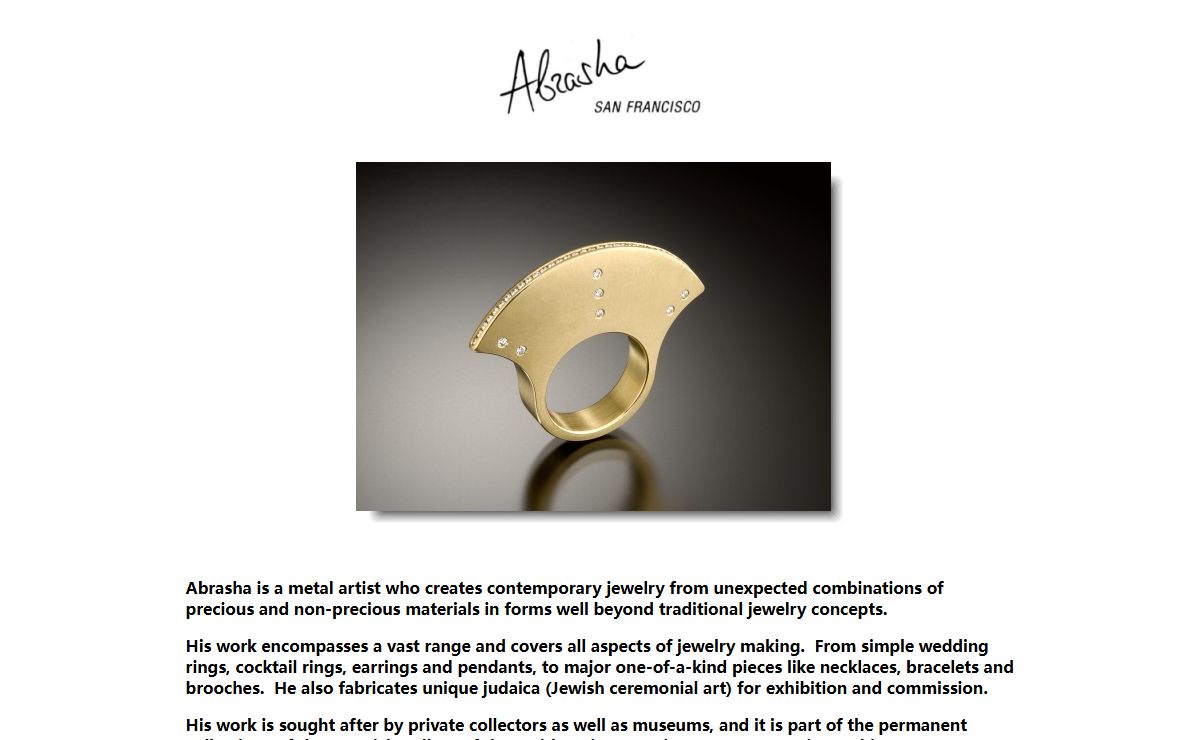 Abrasha Contemporary Jewelry - Contemporary Judaica