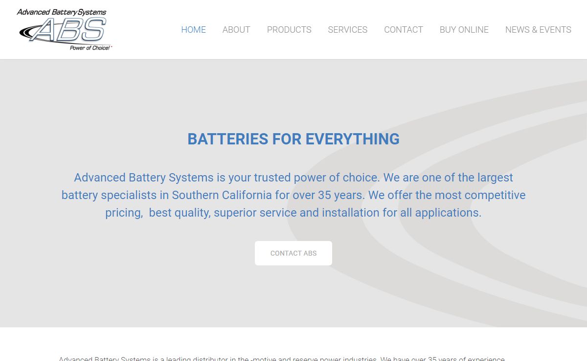 Advanced Battery Systems - Home