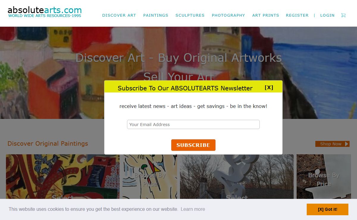 Buy Original Art Online, Contemporary Paintings & Sculptures, Emerging Artists absolutearts.com