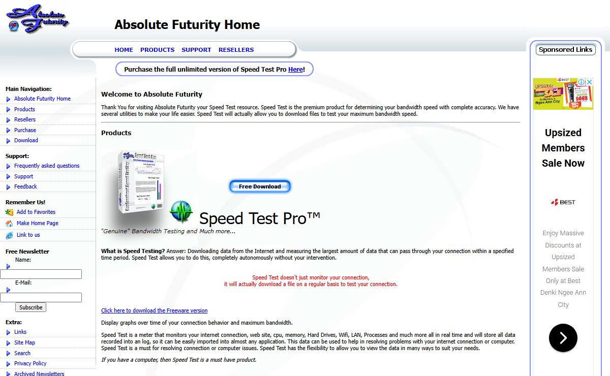 Absolute Futurity Home