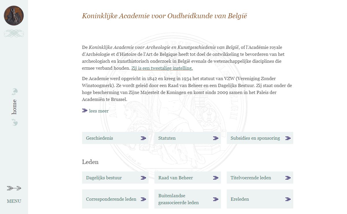 Koninklijke Academie voor Oudheidkunde van België | ACAD