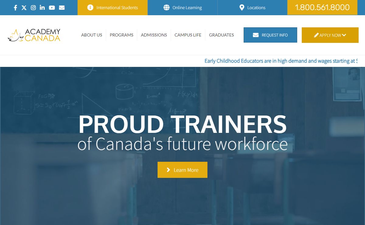 Trade School & Colleges in Newfoundland & Labrador | Academy Canada