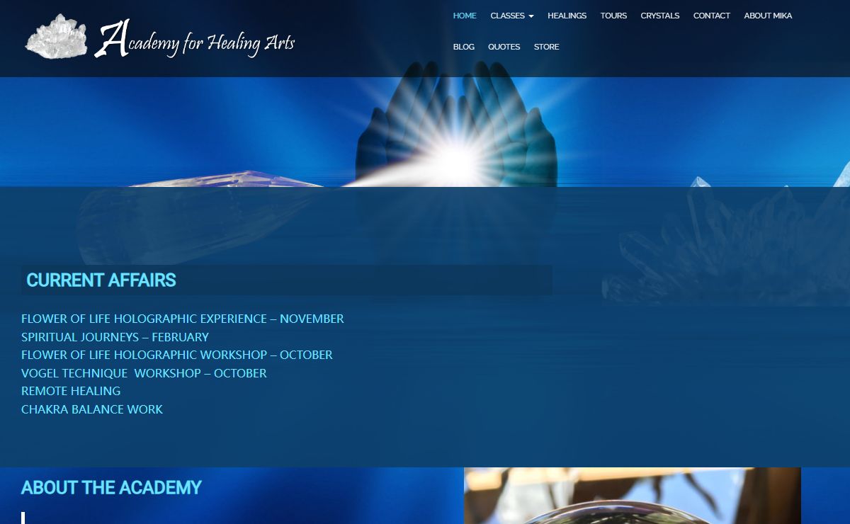 Home | Academy For Healing Arts