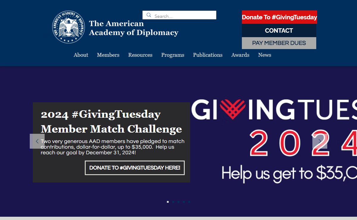The American Academy of Diplomacy | 1200 18th St NW, Washington, DC, USA