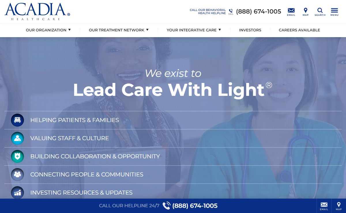Acadia Healthcare | A Standard of Excellence