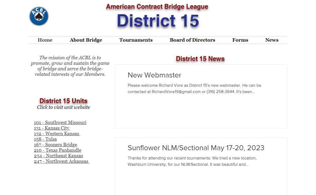 ACBL District 15