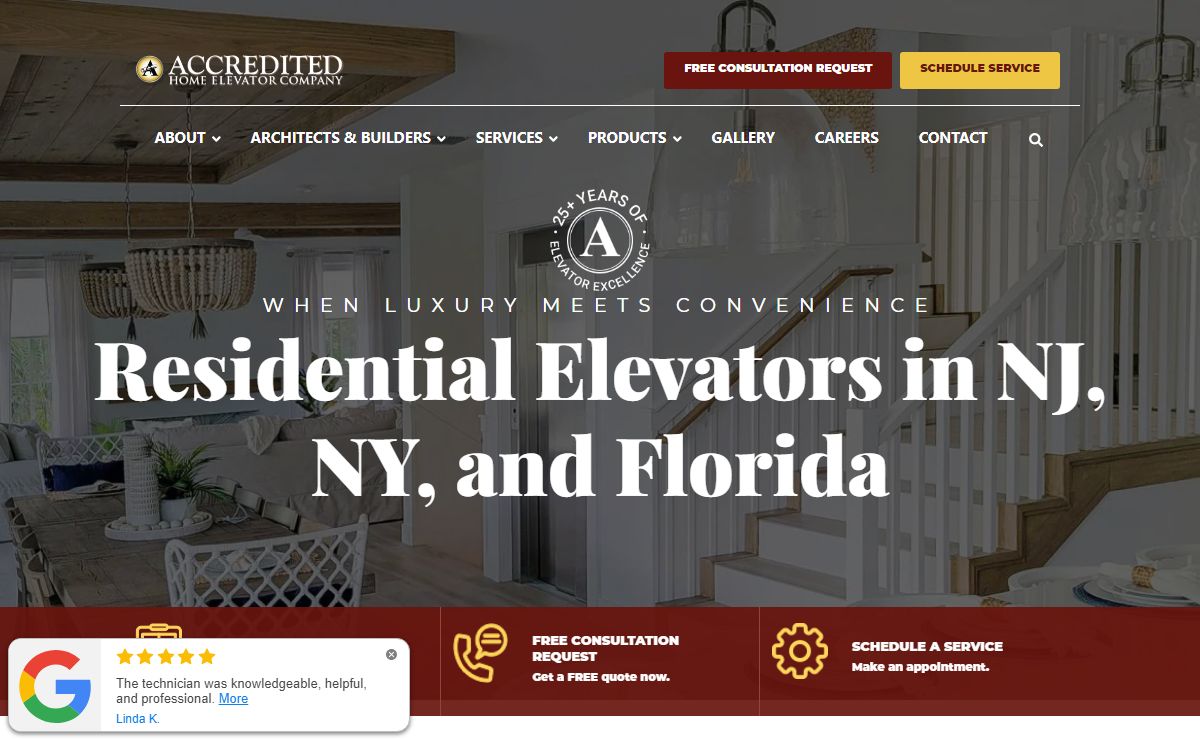 Elevator Companies in NJ – Florida Elevator Companies | Accredited Home Elevator