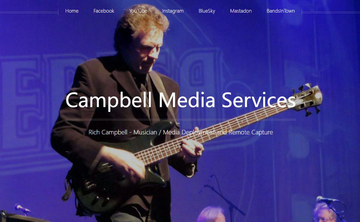 On The Road with Rich Campbell on bass keys vocals tour management video deployment