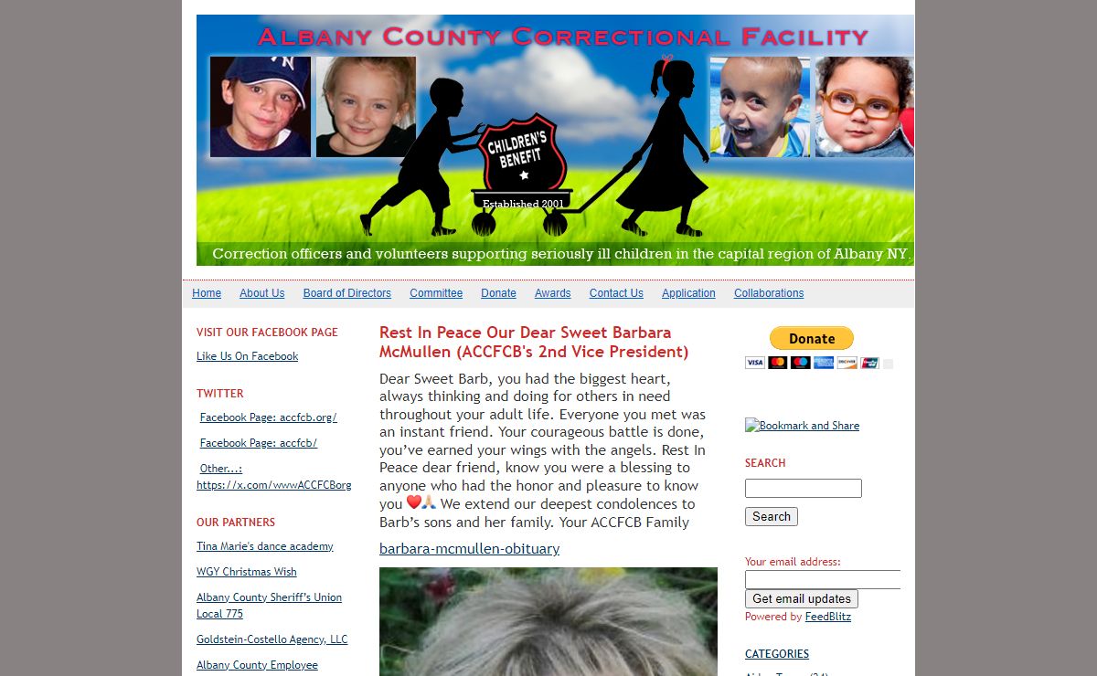 Albany County Correctional Facility for Children's Benefit Albany NY
