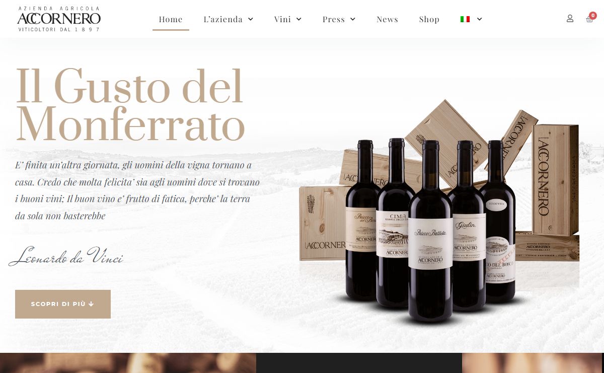 Accornero Vini - Il gusto del Monferrato