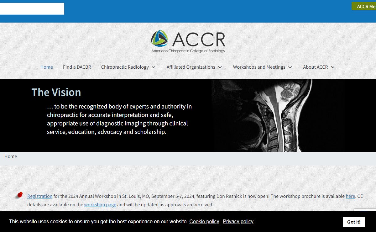 Home - ACCR | American Chiropractic College of Radiology