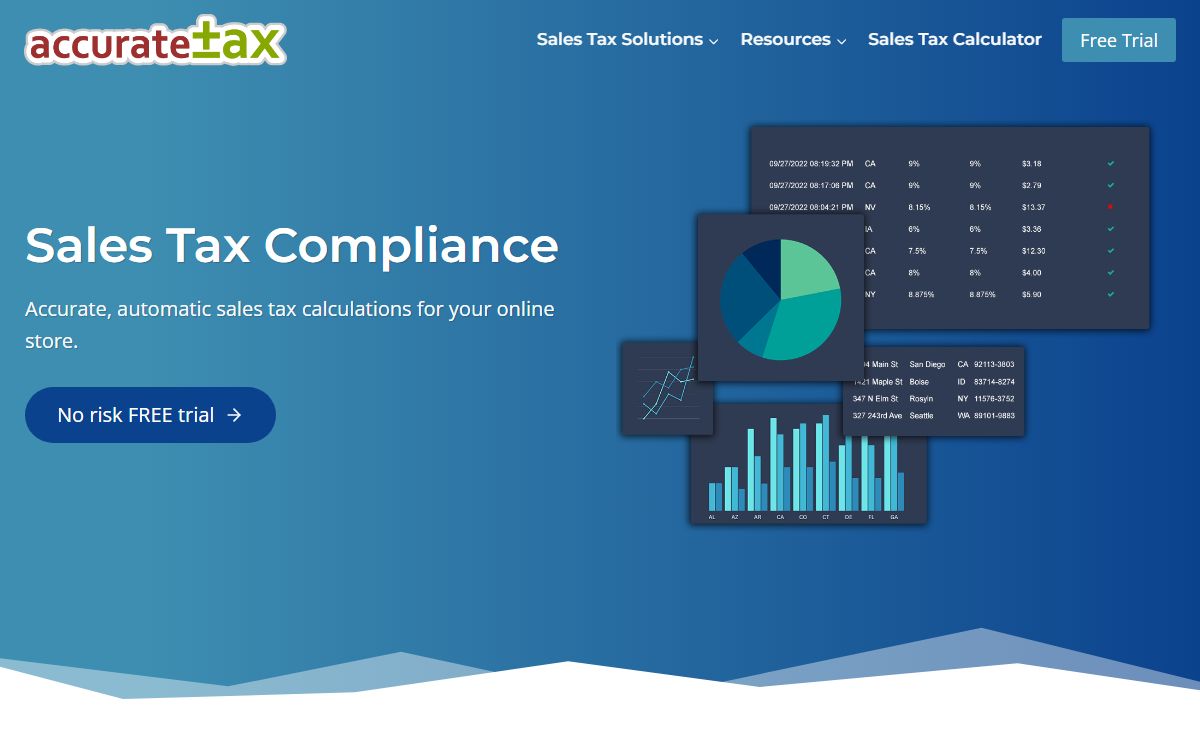 Sales Tax Compliance Software and Services | AccurateTax.com