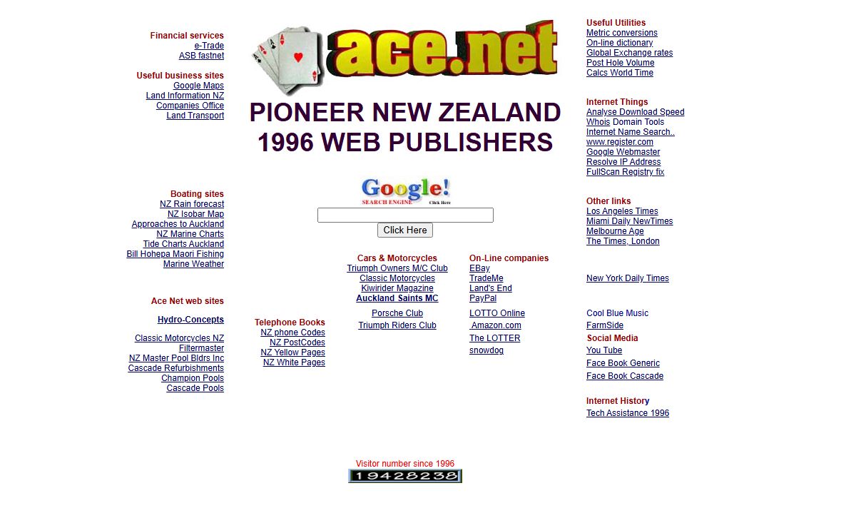 ACE NET HOME PAGE