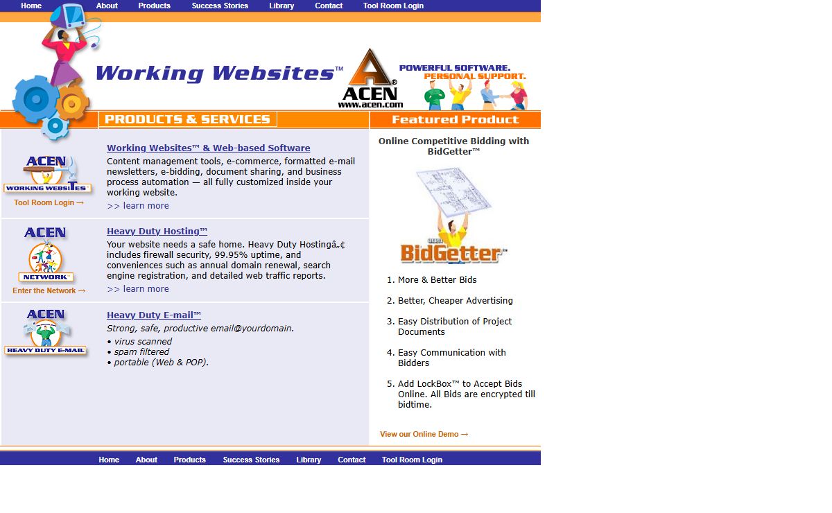 ACEN Website Hosting, Website Design in Buffalo NY, Working Websites, Online Construction Bidding, Online Planroom, Work Order Workflow, Hosting, Email, Website Content Management Software, Search Engine Optimization