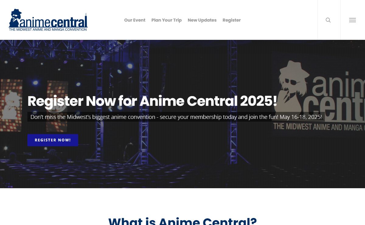 Anime Central - Homepage