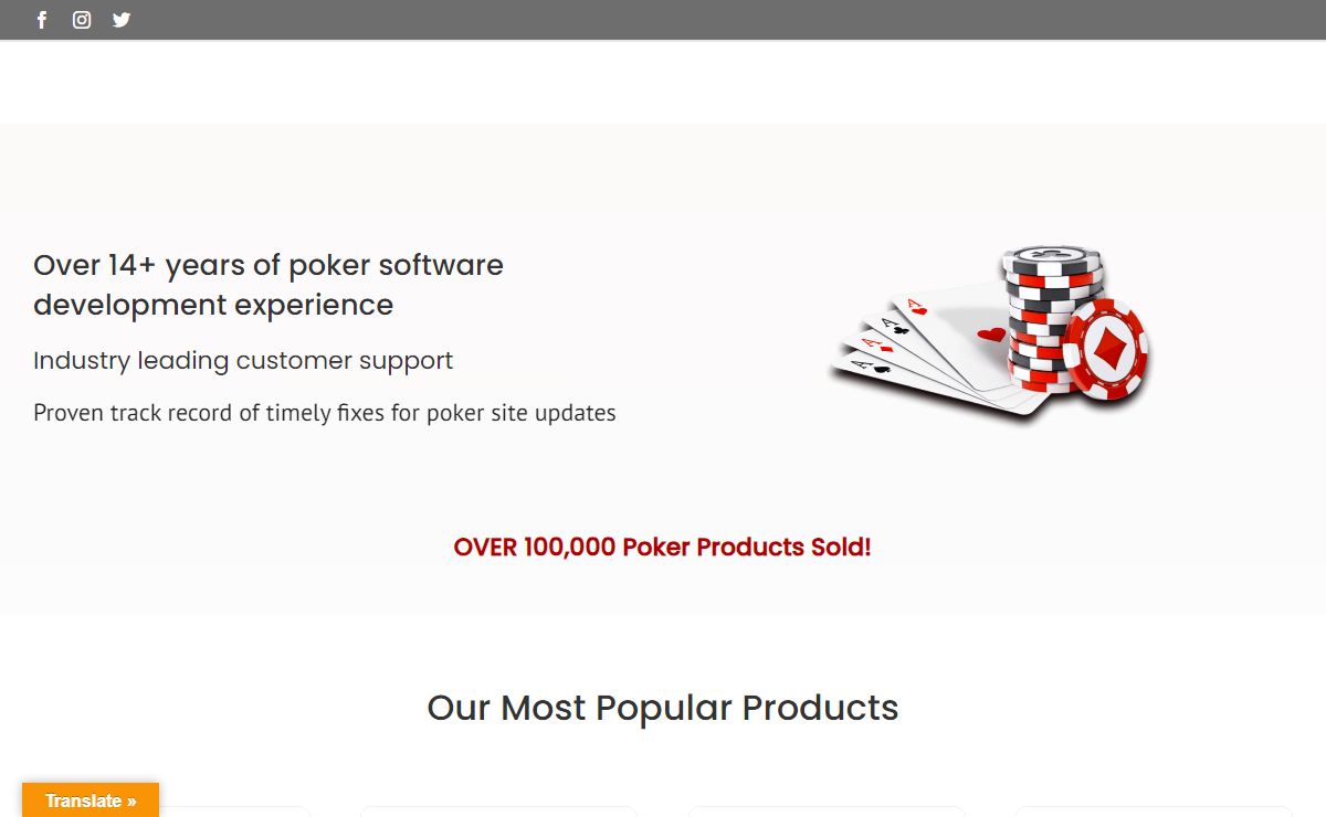 Home - Online Poker Software | Ace Poker Solutions