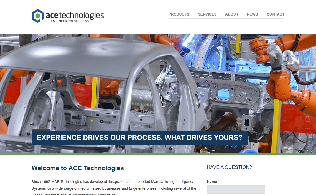 Manufacturing Intelligence Systems - Hardware | ACE Technologies
