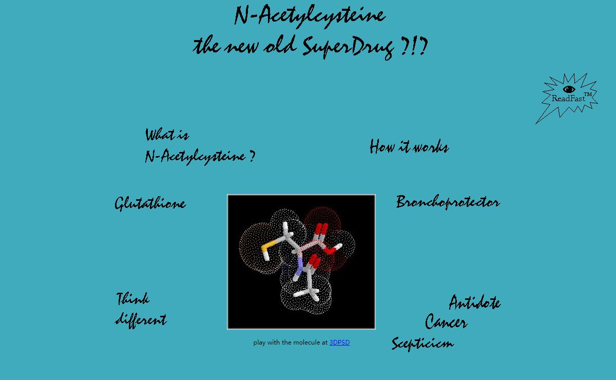 Acetylcysteine - The new old SuperDrug !?!