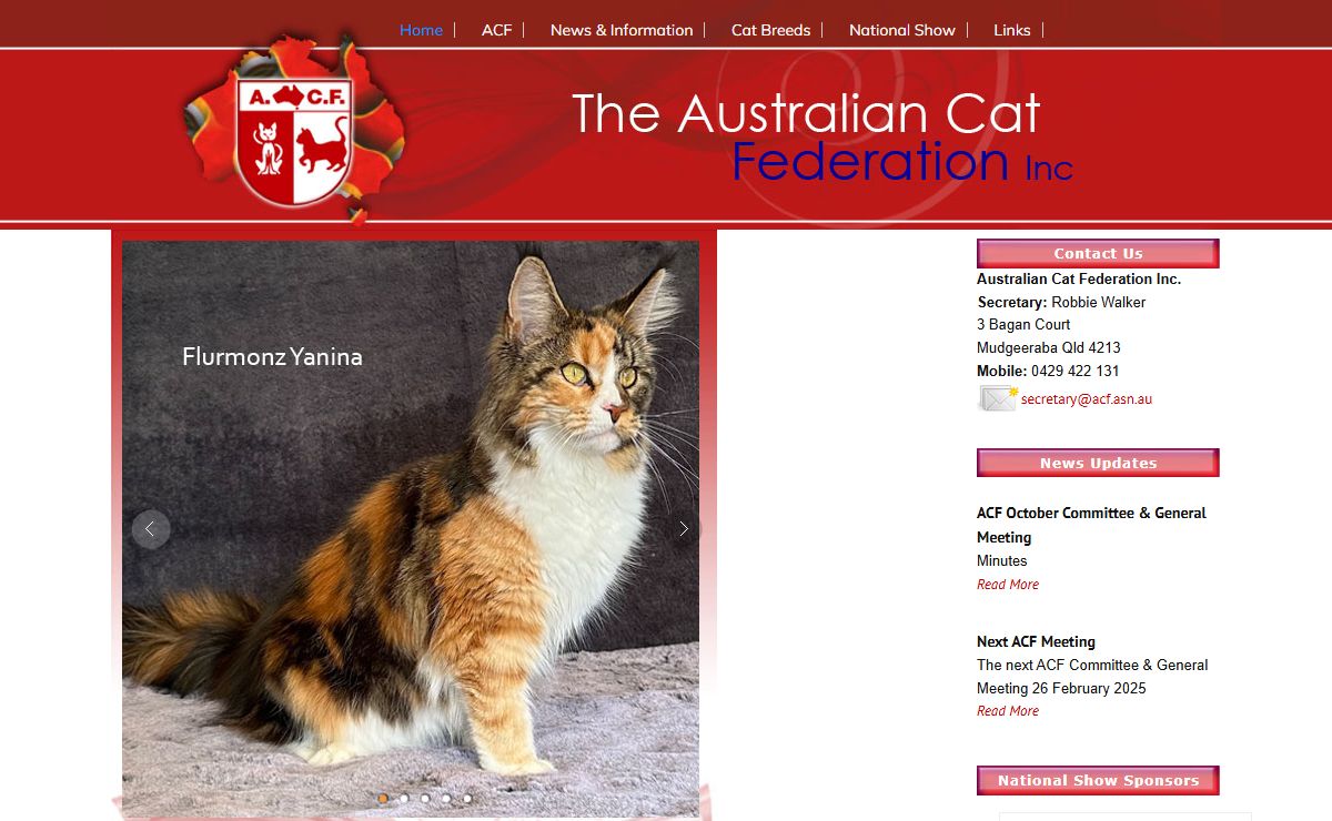 Australian Cat Federation | ACF Inc.