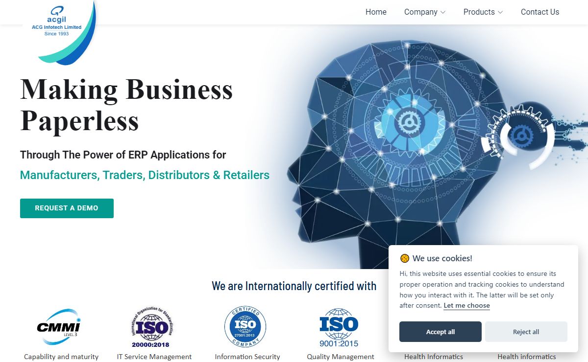 ACGIL: ERP Solutions for Manufacturing, Real Estate, Hospitals & EPC