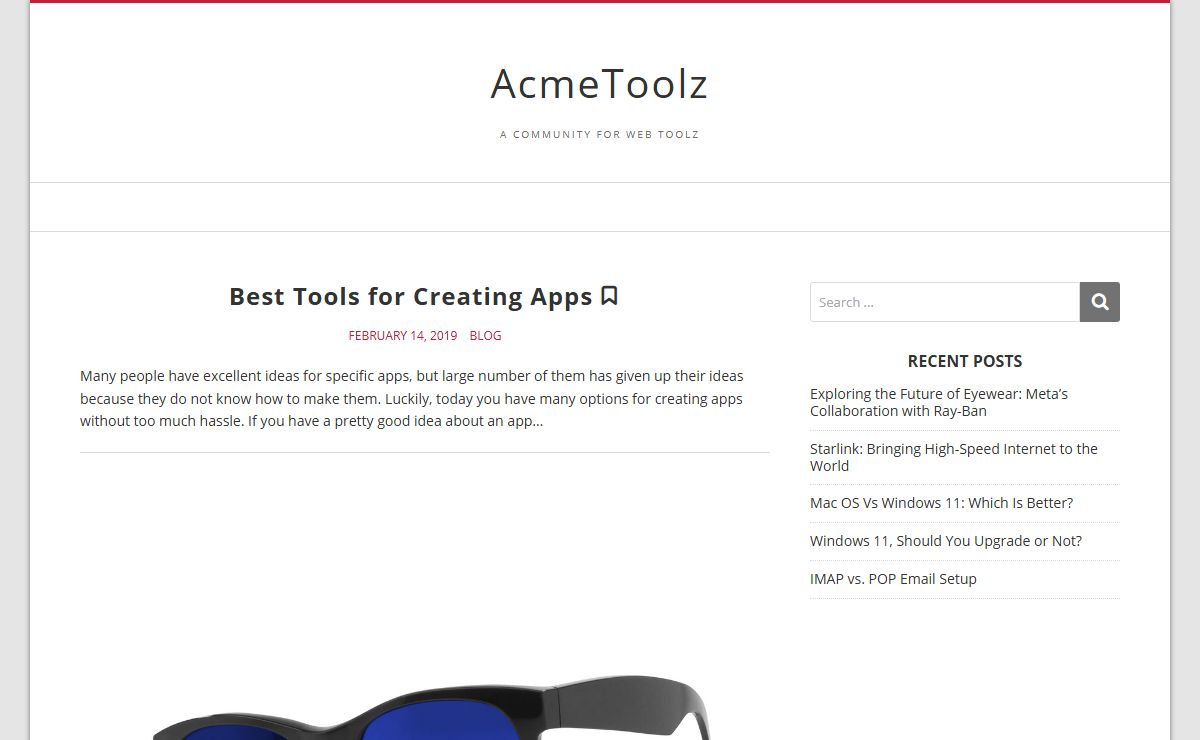 AcmeToolz – A Community for Web Toolz