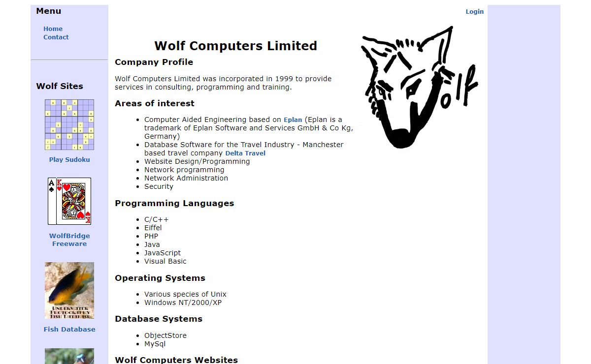 Wolf Computers Limited - Software Consultancy