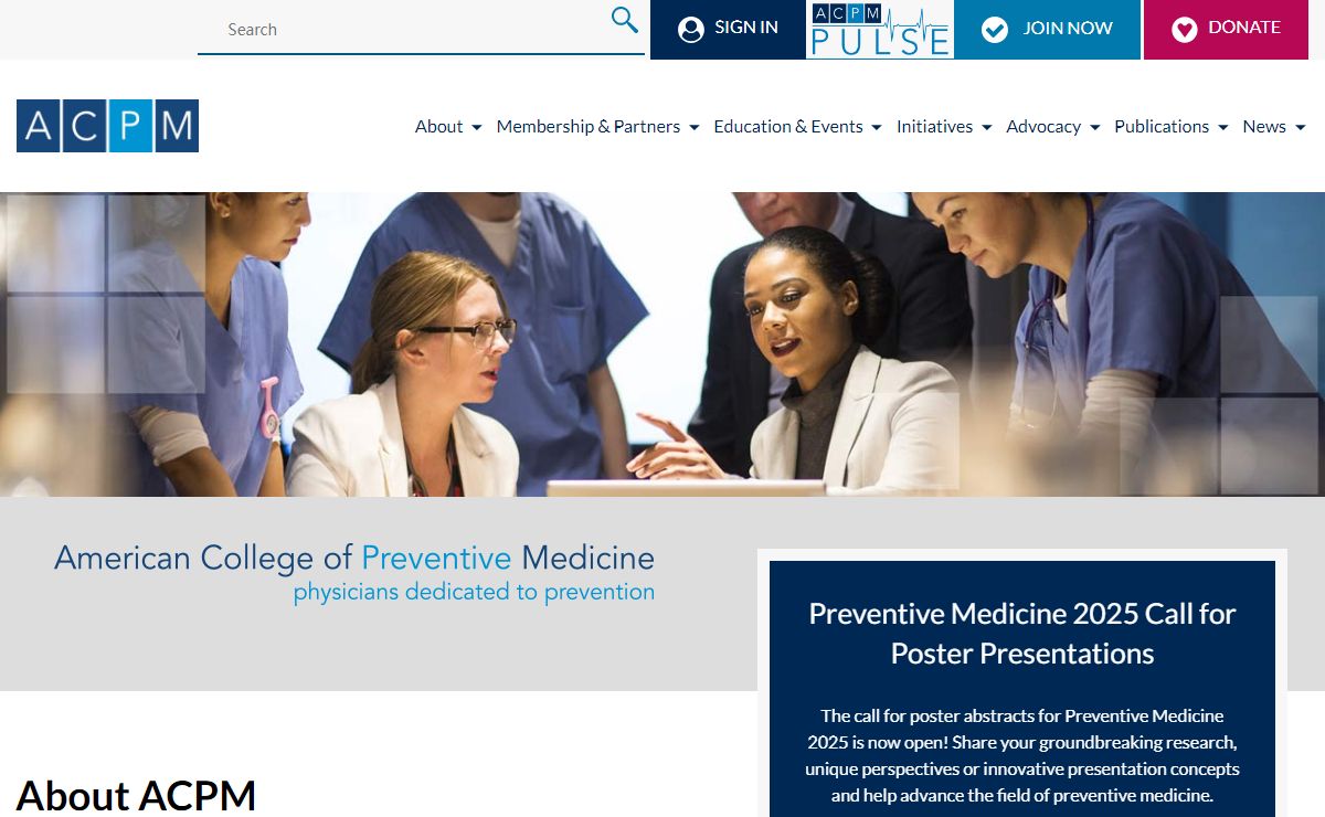 American College of Preventive Medicine Practice | ACPM