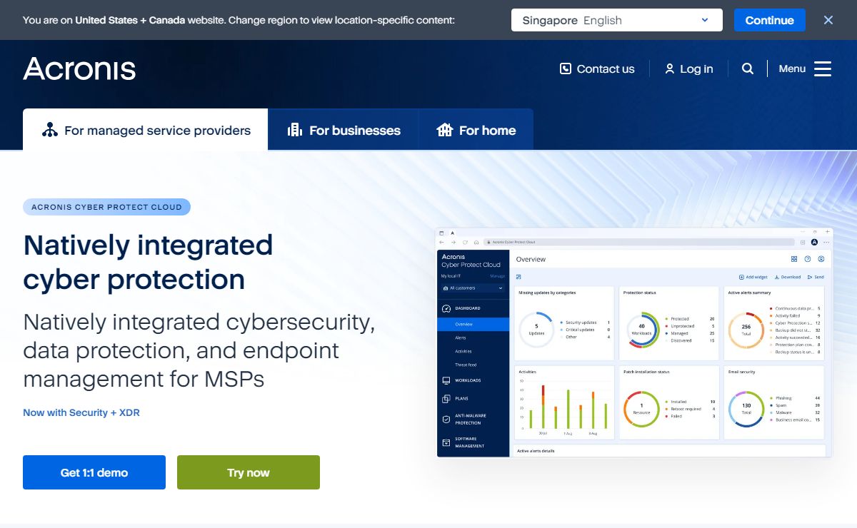 Cybersecurity & Data Protection Solutions - Acronis