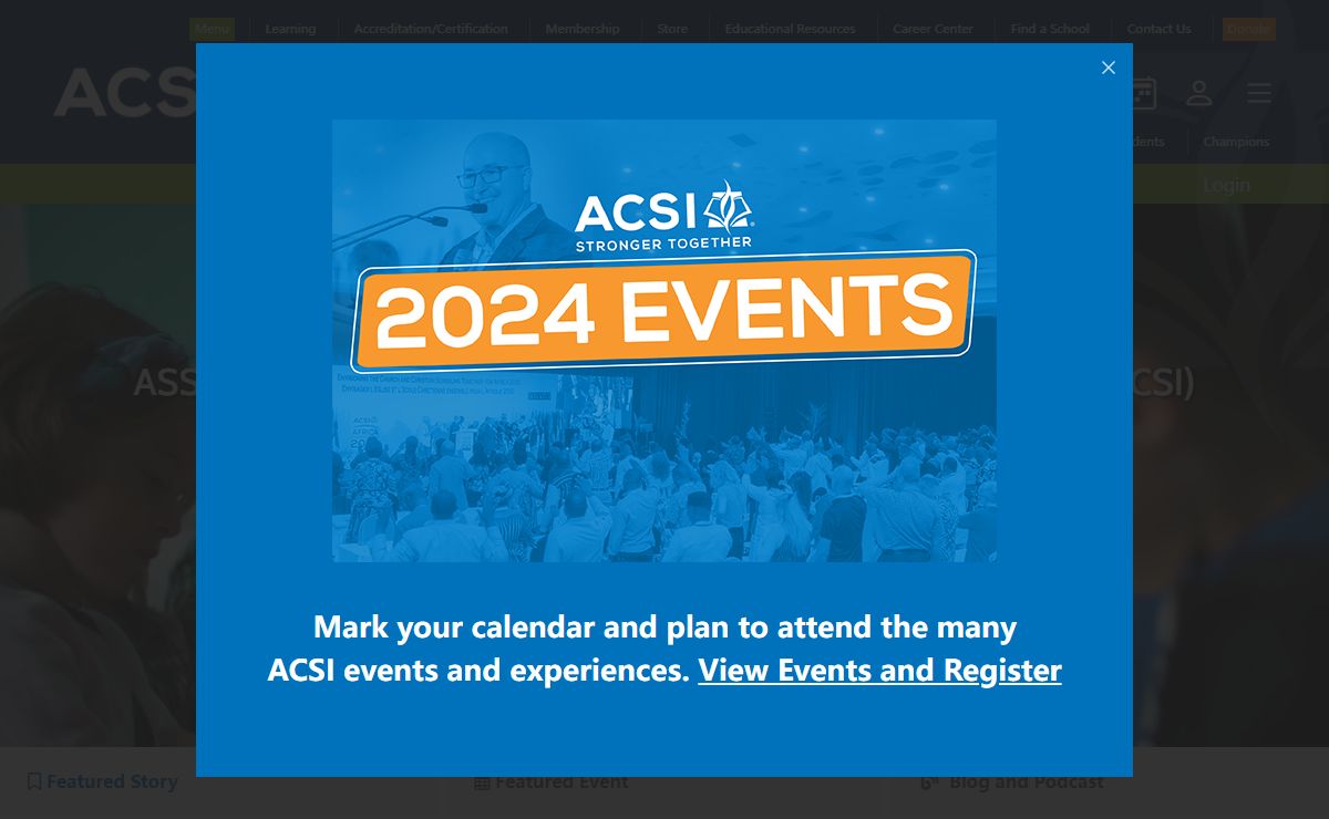 Association of Christian Schools International | ACSI