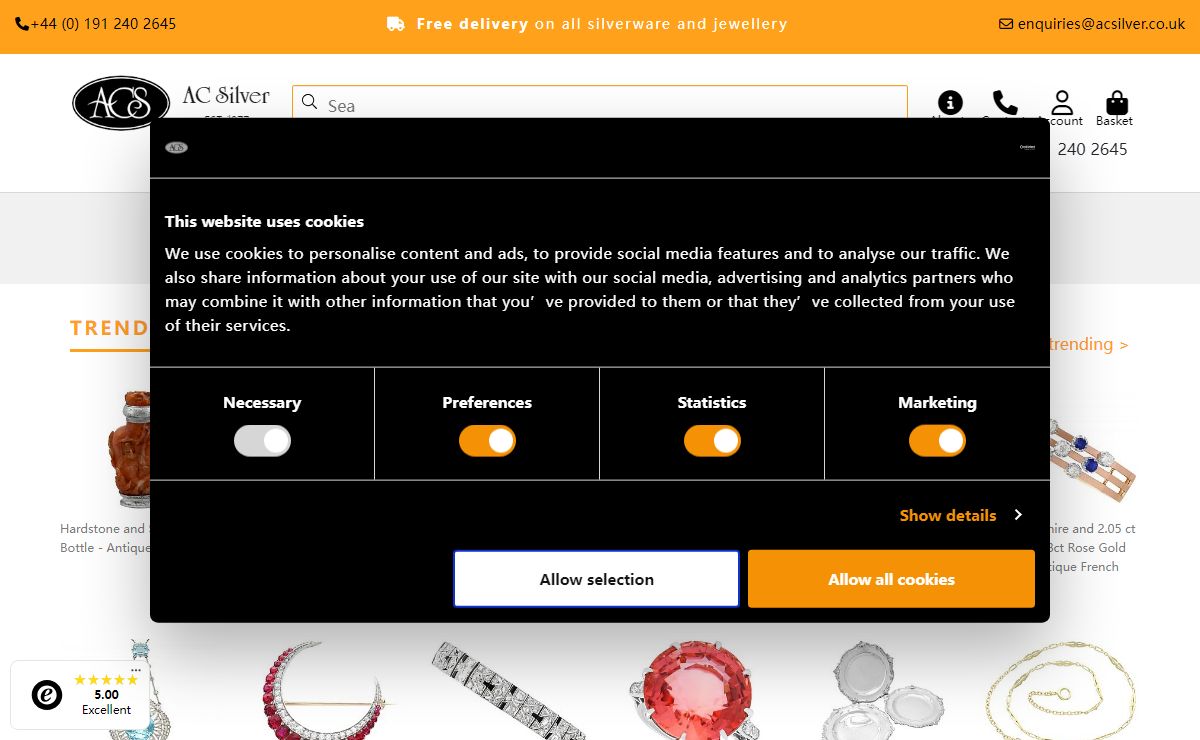 Antique Silver & Antique Jewellery Specialists | AC Silver
