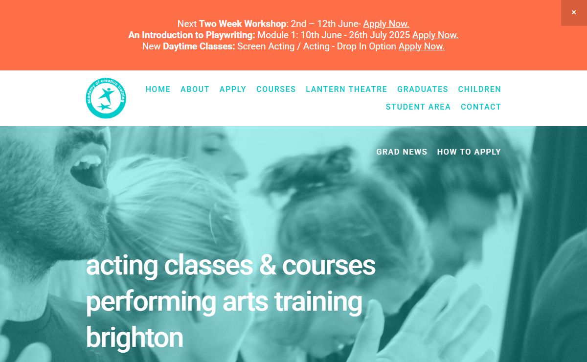 Act Drama School | High quality training at affordable rates