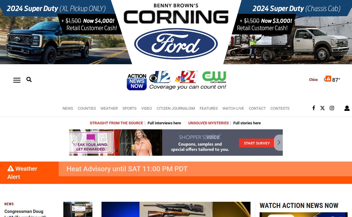 Action News Now | Chico, CA News, Weather & Sports | Coverage You Can Count On!