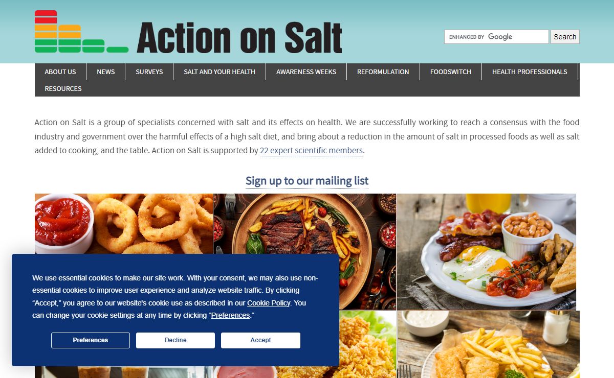 Action on Salt - Action on Salt