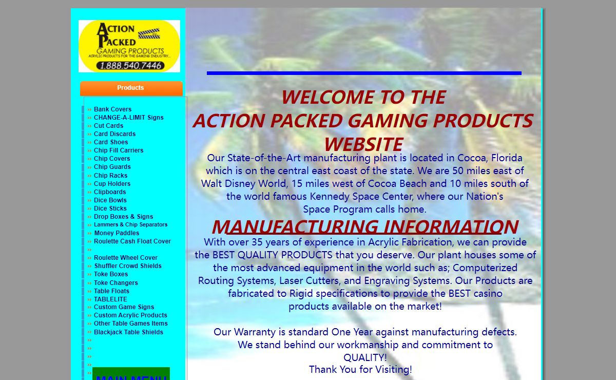 Action Packed Gaming Products