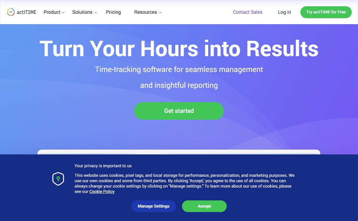 actiTIME - Time Tracking Software for Cost-Effective Projects