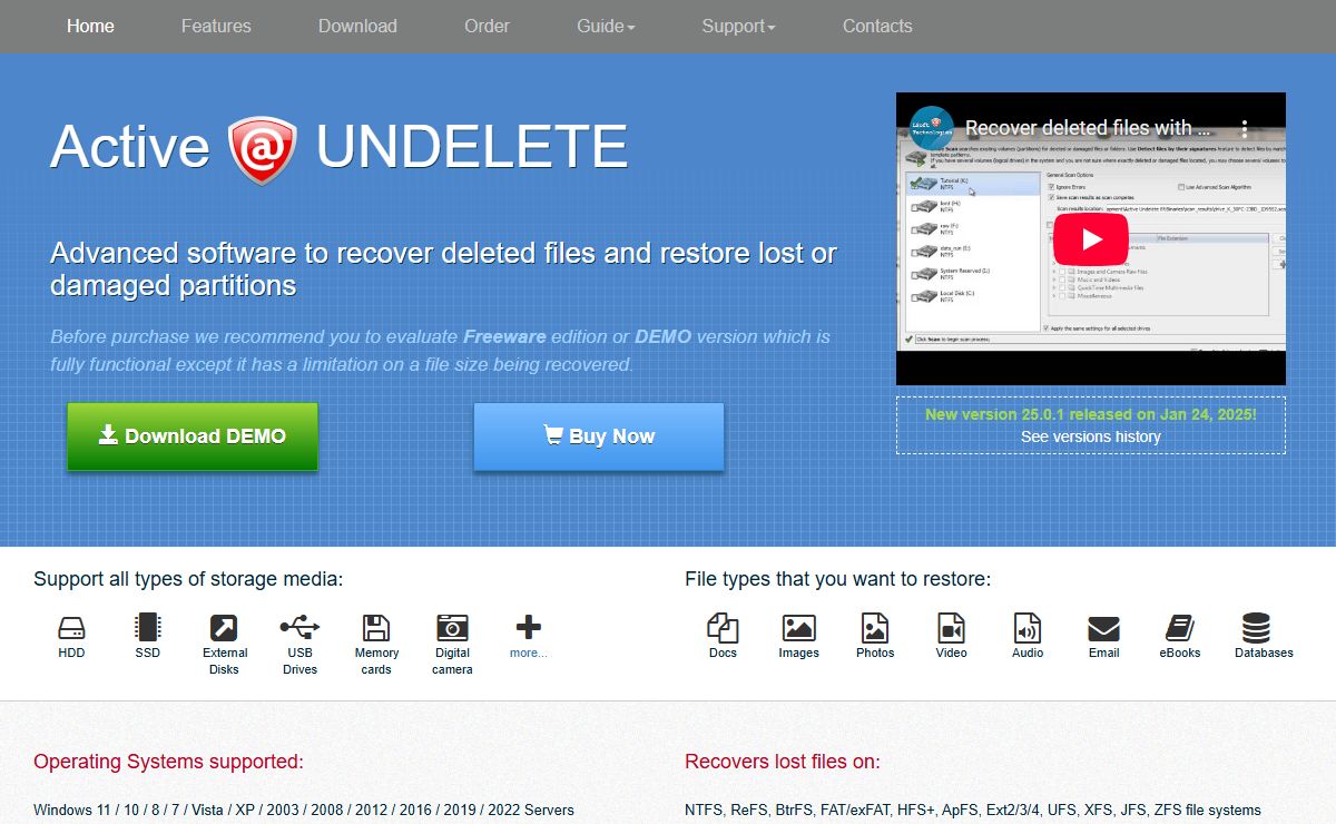 Active@ UNDELETE Data Recovery Toolkit