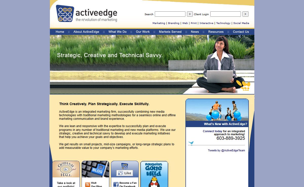 ActiveEdge: Integrated Marketing, Graphic Design, Consulting in NH