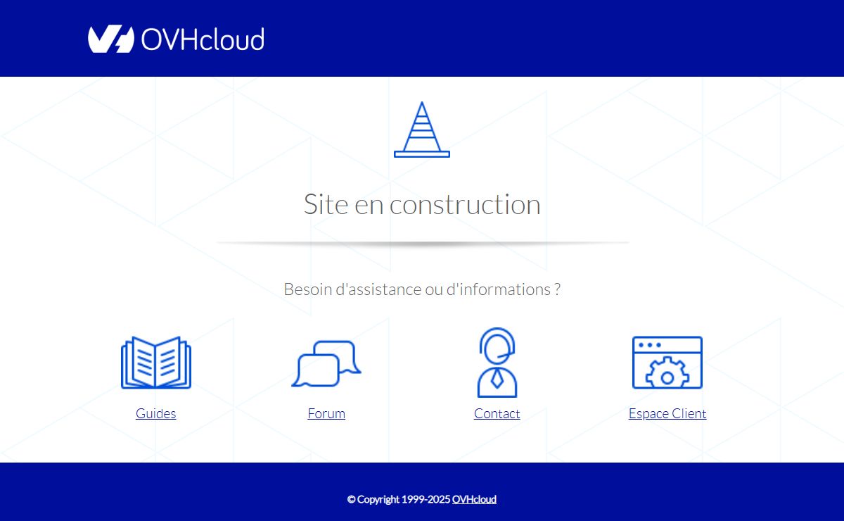 Site en construction