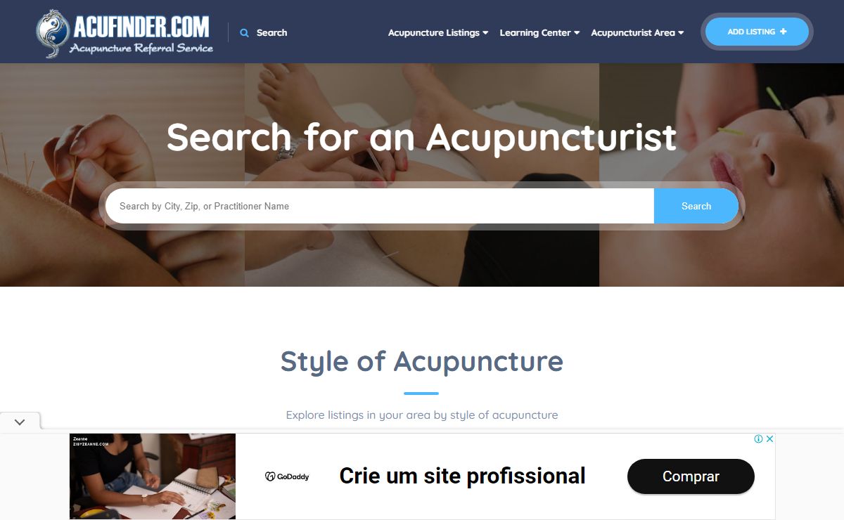 Find an Acupuncturists, Acupuncture School, Acupuncture Class, News, Articles and Information